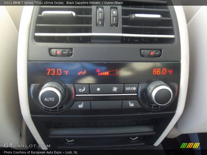 Black Sapphire Metallic / Oyster/Black 2011 BMW 7 Series 750Li xDrive Sedan