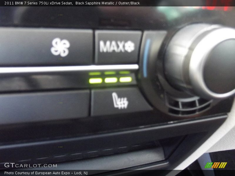 Black Sapphire Metallic / Oyster/Black 2011 BMW 7 Series 750Li xDrive Sedan