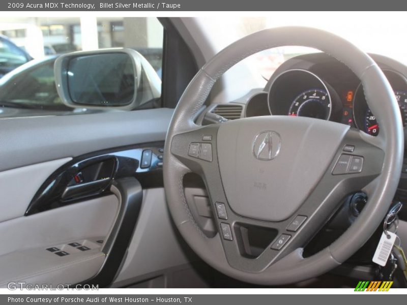 Billet Silver Metallic / Taupe 2009 Acura MDX Technology