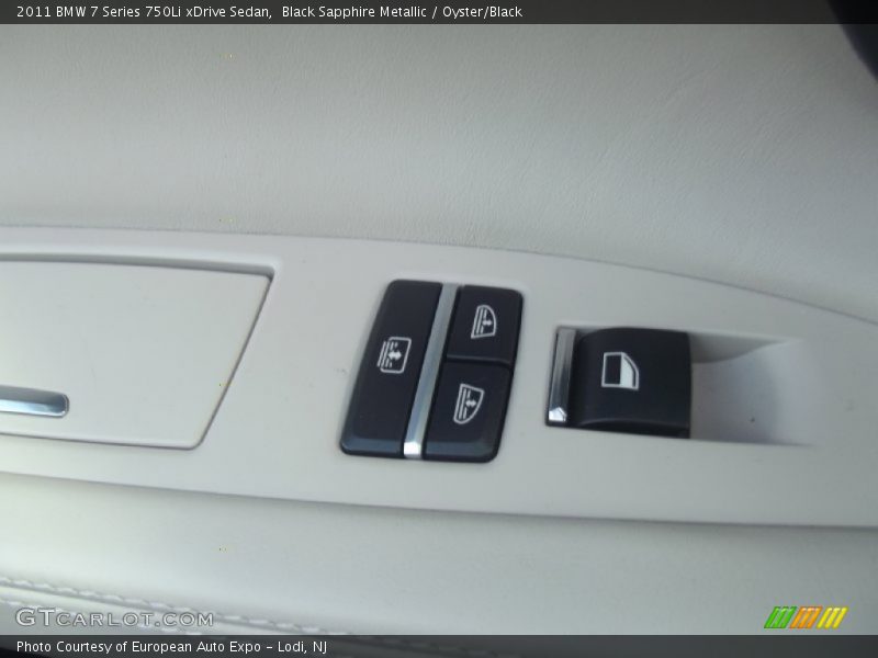Black Sapphire Metallic / Oyster/Black 2011 BMW 7 Series 750Li xDrive Sedan