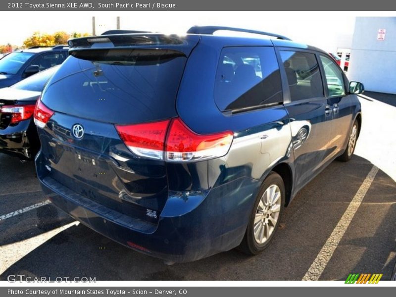 South Pacific Pearl / Bisque 2012 Toyota Sienna XLE AWD