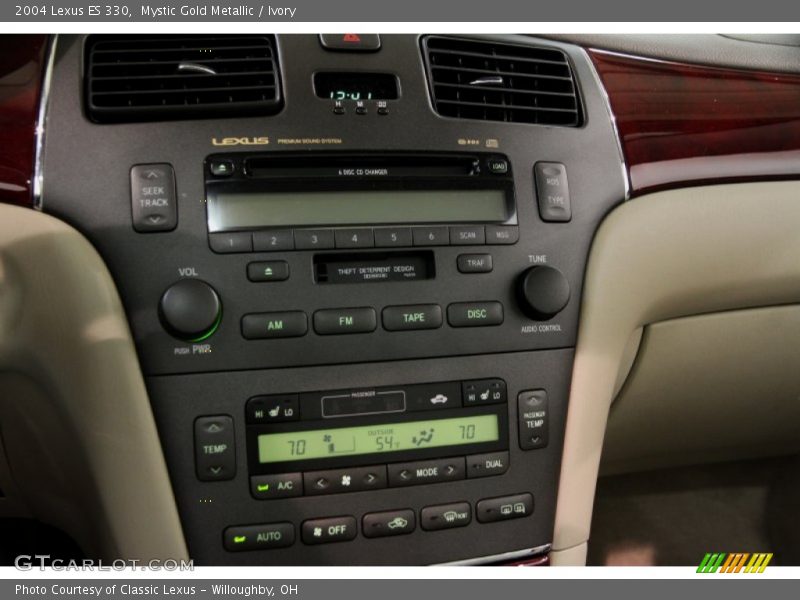 Mystic Gold Metallic / Ivory 2004 Lexus ES 330