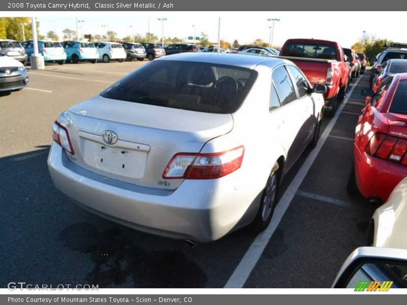 Classic Silver Metallic / Ash 2008 Toyota Camry Hybrid