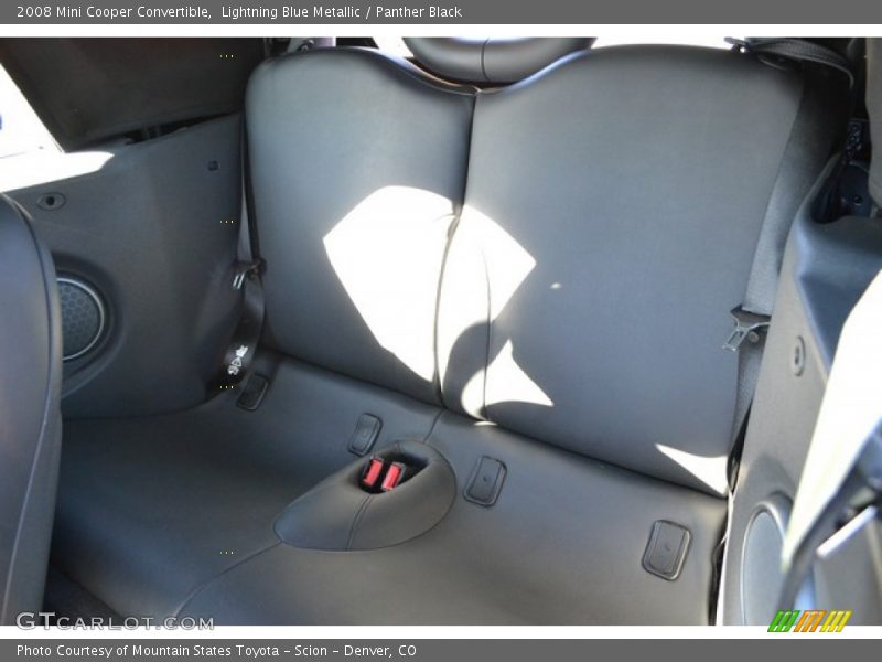 Lightning Blue Metallic / Panther Black 2008 Mini Cooper Convertible