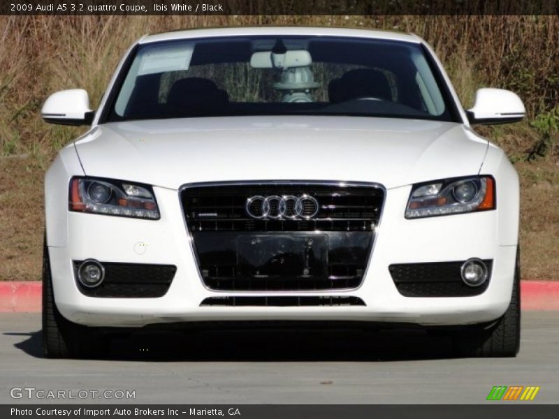 Ibis White / Black 2009 Audi A5 3.2 quattro Coupe