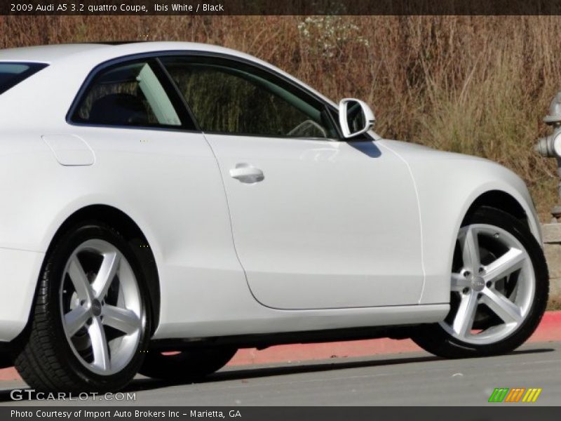 Ibis White / Black 2009 Audi A5 3.2 quattro Coupe