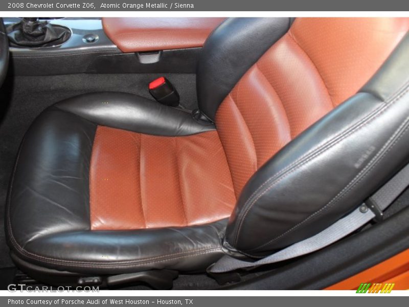 Front Seat of 2008 Corvette Z06