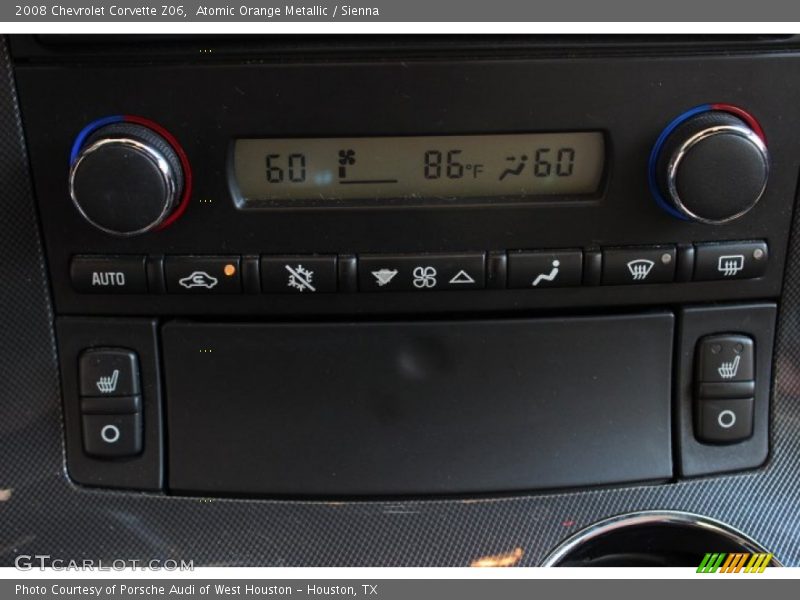 Atomic Orange Metallic / Sienna 2008 Chevrolet Corvette Z06