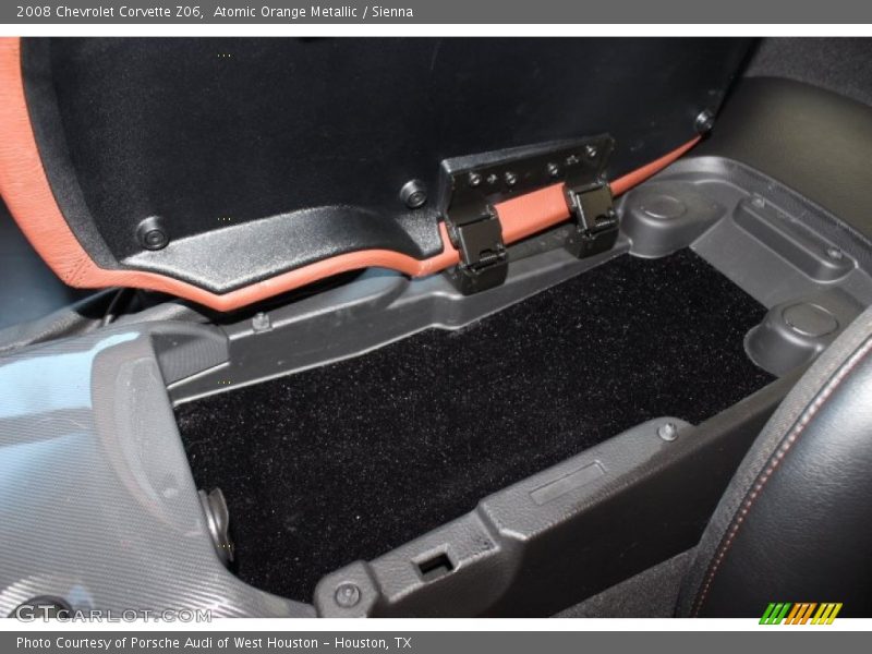 Atomic Orange Metallic / Sienna 2008 Chevrolet Corvette Z06