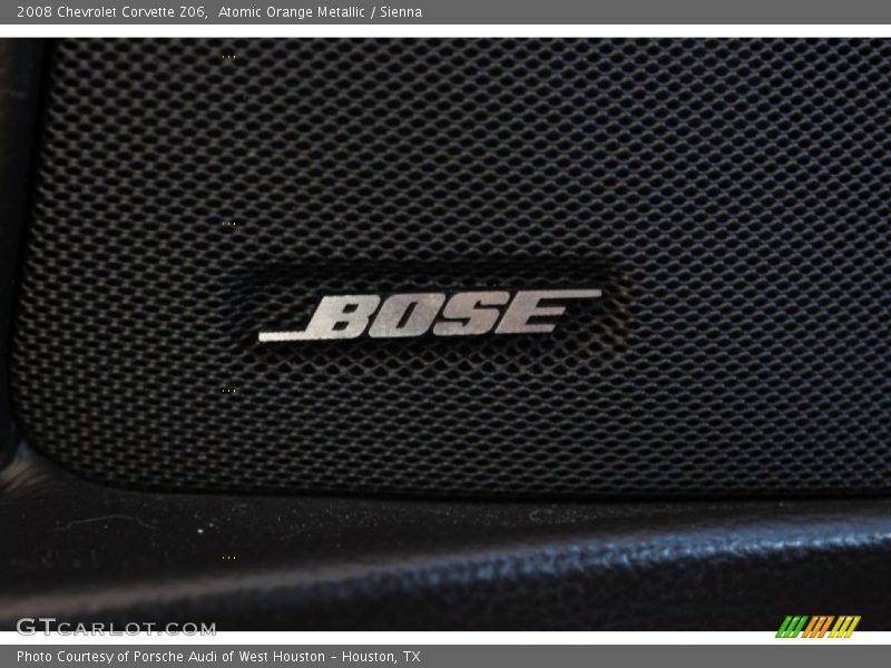Atomic Orange Metallic / Sienna 2008 Chevrolet Corvette Z06