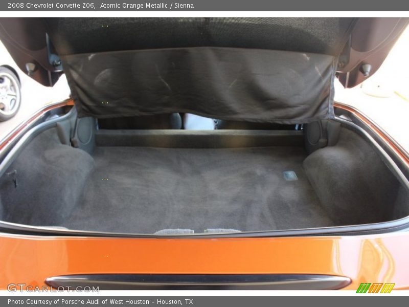 Atomic Orange Metallic / Sienna 2008 Chevrolet Corvette Z06