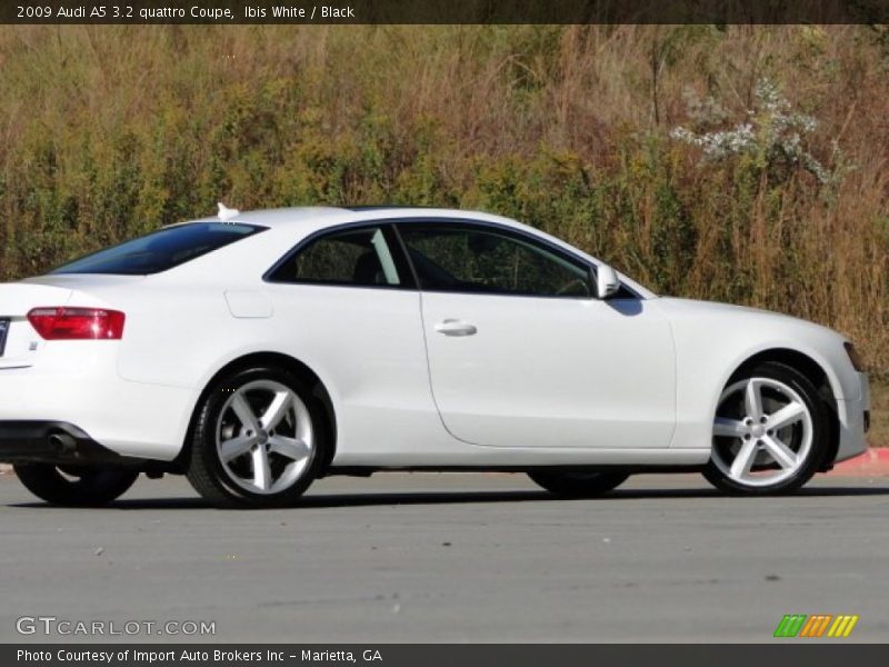 Ibis White / Black 2009 Audi A5 3.2 quattro Coupe