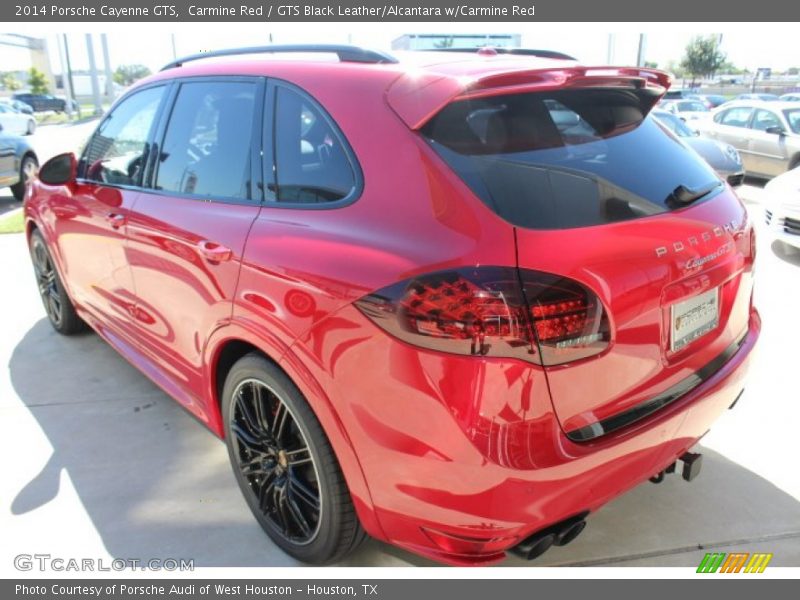 Carmine Red / GTS Black Leather/Alcantara w/Carmine Red 2014 Porsche Cayenne GTS