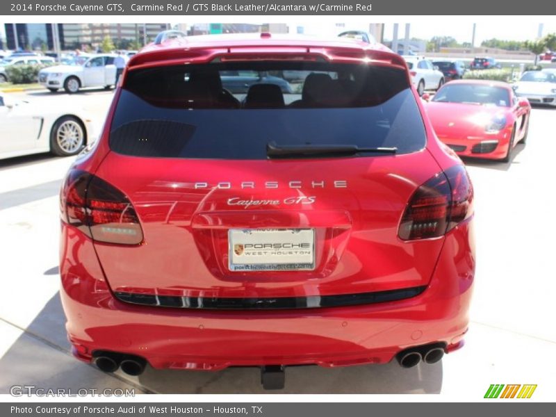 Carmine Red / GTS Black Leather/Alcantara w/Carmine Red 2014 Porsche Cayenne GTS