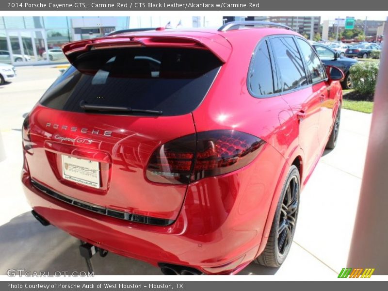 Carmine Red / GTS Black Leather/Alcantara w/Carmine Red 2014 Porsche Cayenne GTS