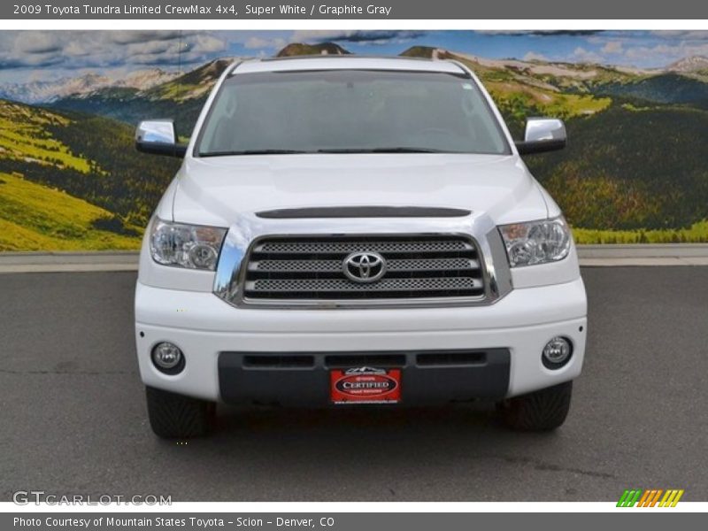 Super White / Graphite Gray 2009 Toyota Tundra Limited CrewMax 4x4