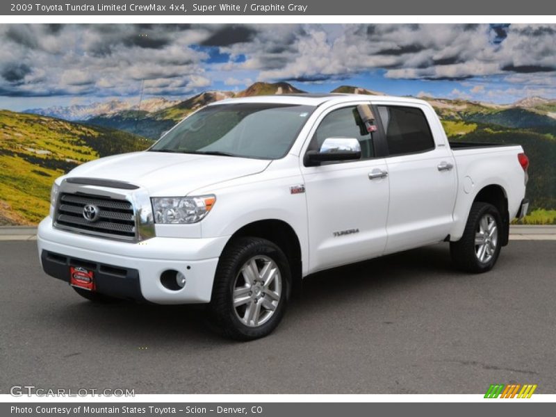 Super White / Graphite Gray 2009 Toyota Tundra Limited CrewMax 4x4