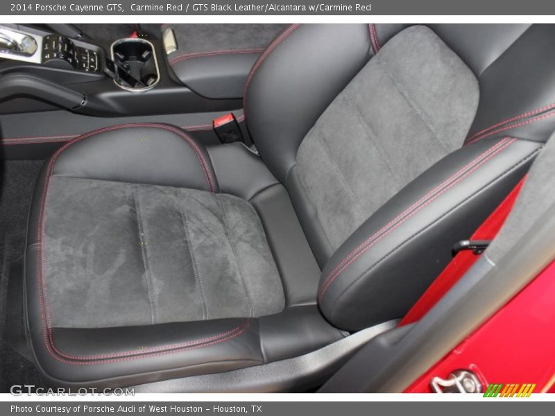 Front Seat of 2014 Cayenne GTS