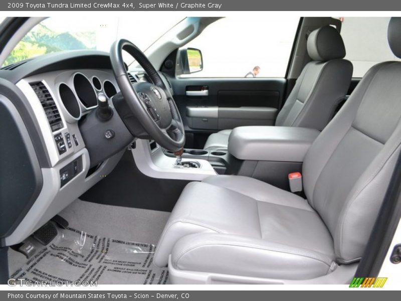 Super White / Graphite Gray 2009 Toyota Tundra Limited CrewMax 4x4