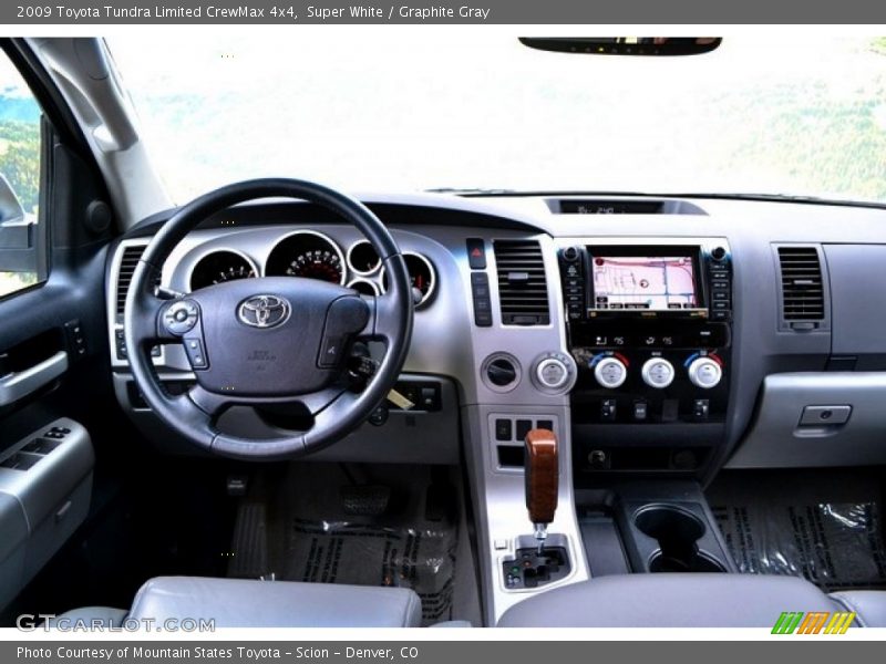 Super White / Graphite Gray 2009 Toyota Tundra Limited CrewMax 4x4