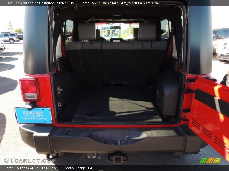 Flame Red / Dark Slate Gray/Medium Slate Gray 2009 Jeep Wrangler Unlimited Rubicon 4x4
