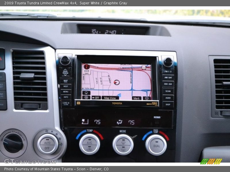 Super White / Graphite Gray 2009 Toyota Tundra Limited CrewMax 4x4