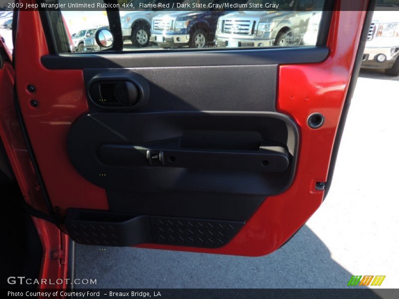 Flame Red / Dark Slate Gray/Medium Slate Gray 2009 Jeep Wrangler Unlimited Rubicon 4x4