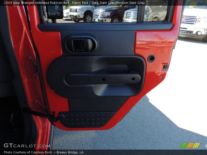 Flame Red / Dark Slate Gray/Medium Slate Gray 2009 Jeep Wrangler Unlimited Rubicon 4x4