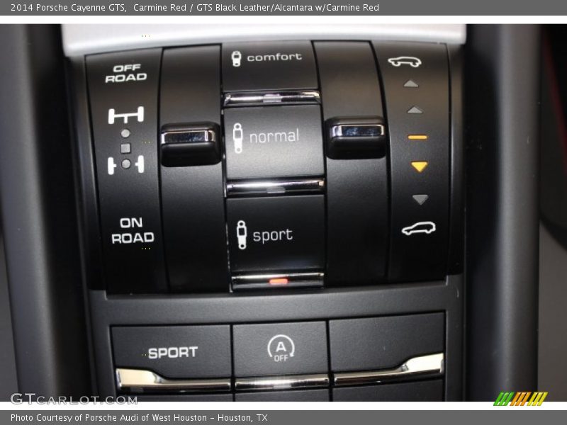 Controls of 2014 Cayenne GTS