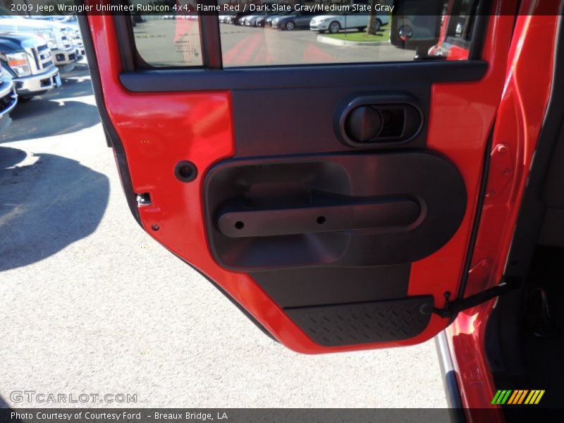 Flame Red / Dark Slate Gray/Medium Slate Gray 2009 Jeep Wrangler Unlimited Rubicon 4x4