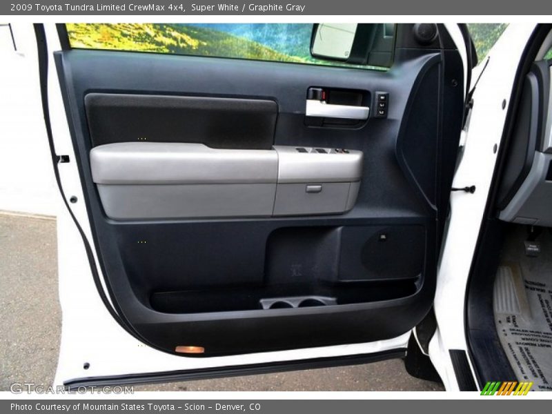 Super White / Graphite Gray 2009 Toyota Tundra Limited CrewMax 4x4