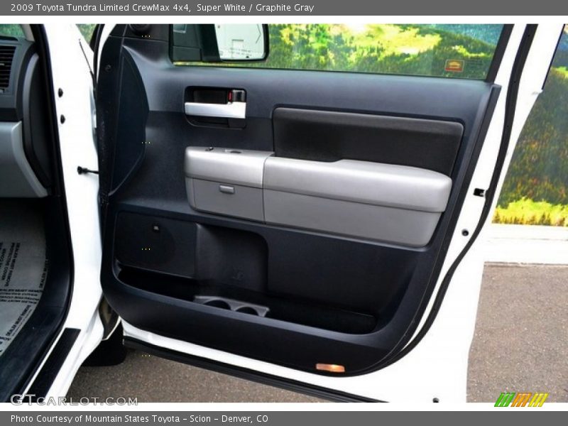 Super White / Graphite Gray 2009 Toyota Tundra Limited CrewMax 4x4