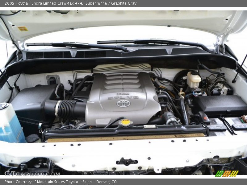 Super White / Graphite Gray 2009 Toyota Tundra Limited CrewMax 4x4