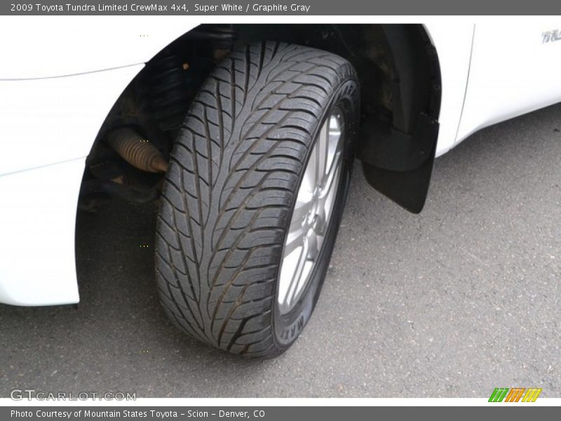 Super White / Graphite Gray 2009 Toyota Tundra Limited CrewMax 4x4