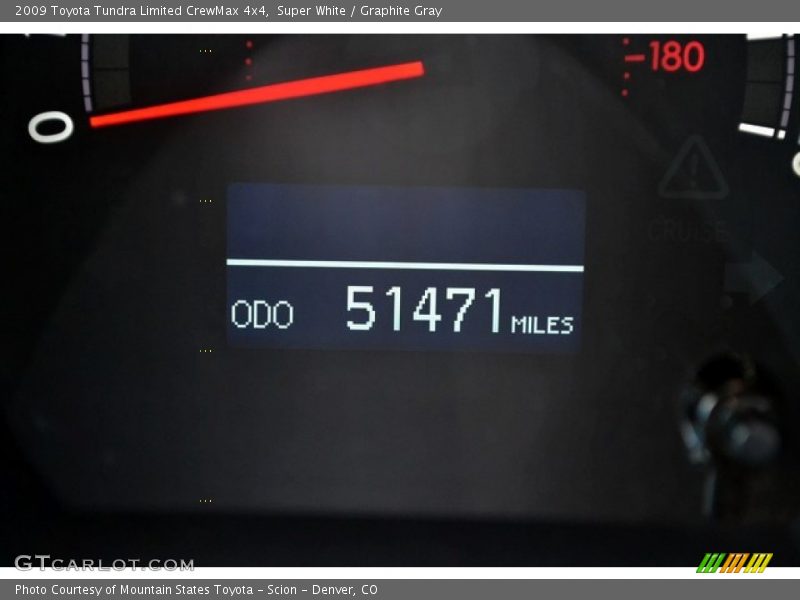 Super White / Graphite Gray 2009 Toyota Tundra Limited CrewMax 4x4