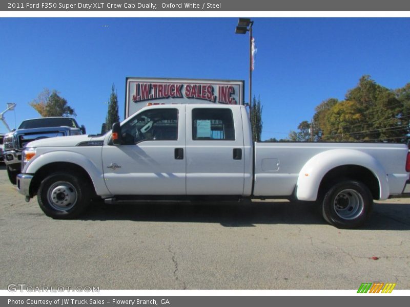 Oxford White / Steel 2011 Ford F350 Super Duty XLT Crew Cab Dually