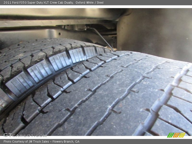 Oxford White / Steel 2011 Ford F350 Super Duty XLT Crew Cab Dually
