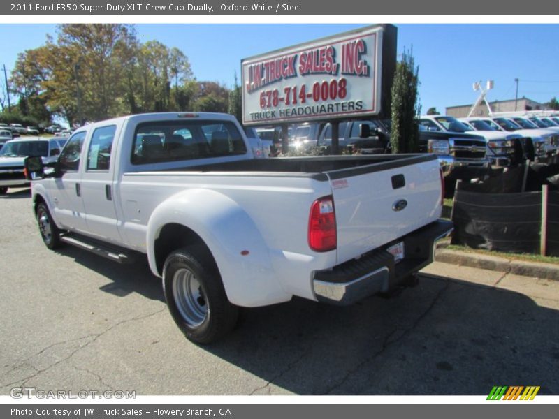 Oxford White / Steel 2011 Ford F350 Super Duty XLT Crew Cab Dually