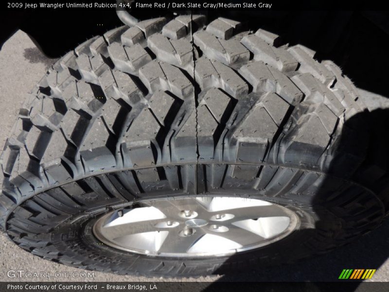 Flame Red / Dark Slate Gray/Medium Slate Gray 2009 Jeep Wrangler Unlimited Rubicon 4x4