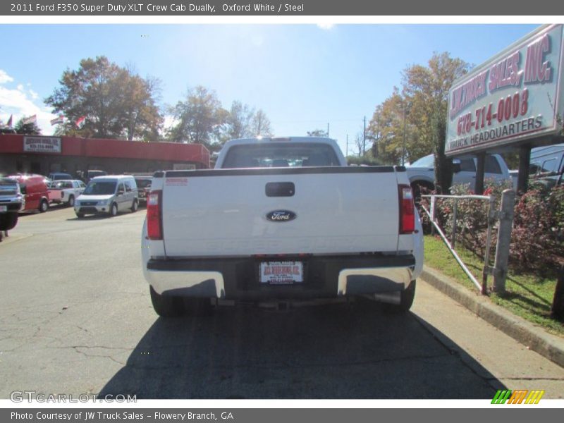Oxford White / Steel 2011 Ford F350 Super Duty XLT Crew Cab Dually