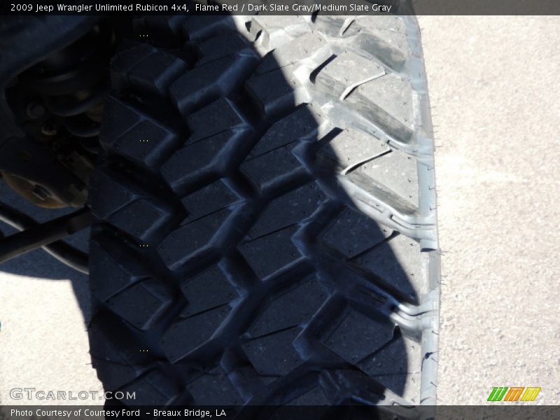 Flame Red / Dark Slate Gray/Medium Slate Gray 2009 Jeep Wrangler Unlimited Rubicon 4x4