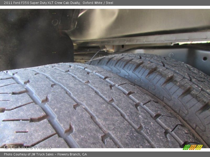 Oxford White / Steel 2011 Ford F350 Super Duty XLT Crew Cab Dually