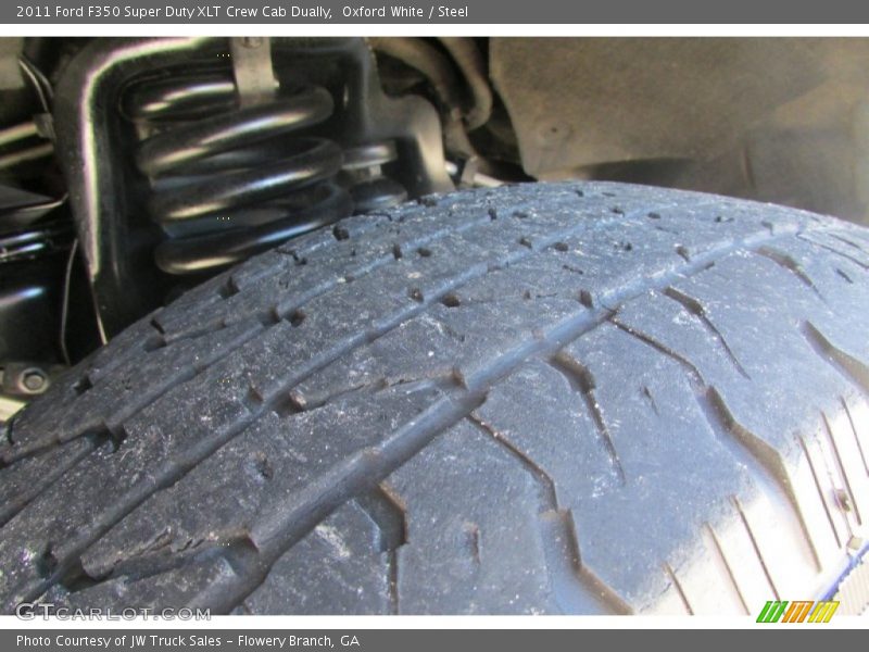 Oxford White / Steel 2011 Ford F350 Super Duty XLT Crew Cab Dually