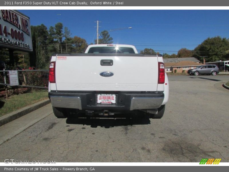 Oxford White / Steel 2011 Ford F350 Super Duty XLT Crew Cab Dually