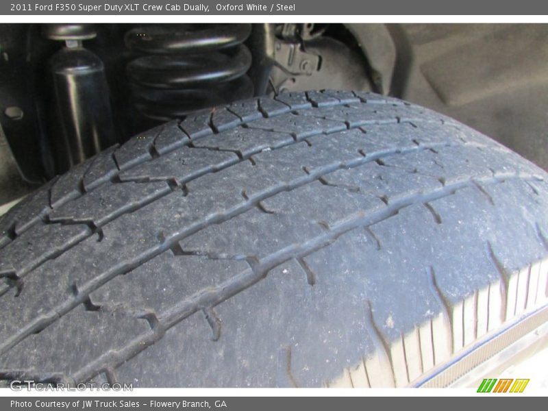 Oxford White / Steel 2011 Ford F350 Super Duty XLT Crew Cab Dually