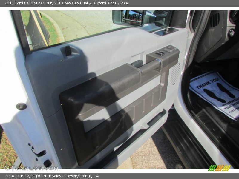Oxford White / Steel 2011 Ford F350 Super Duty XLT Crew Cab Dually