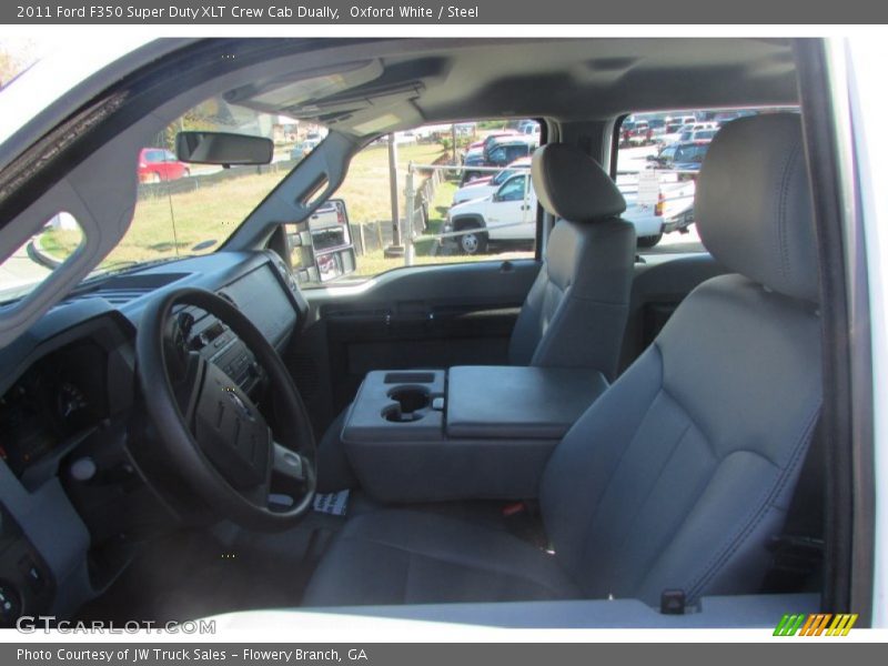 Oxford White / Steel 2011 Ford F350 Super Duty XLT Crew Cab Dually