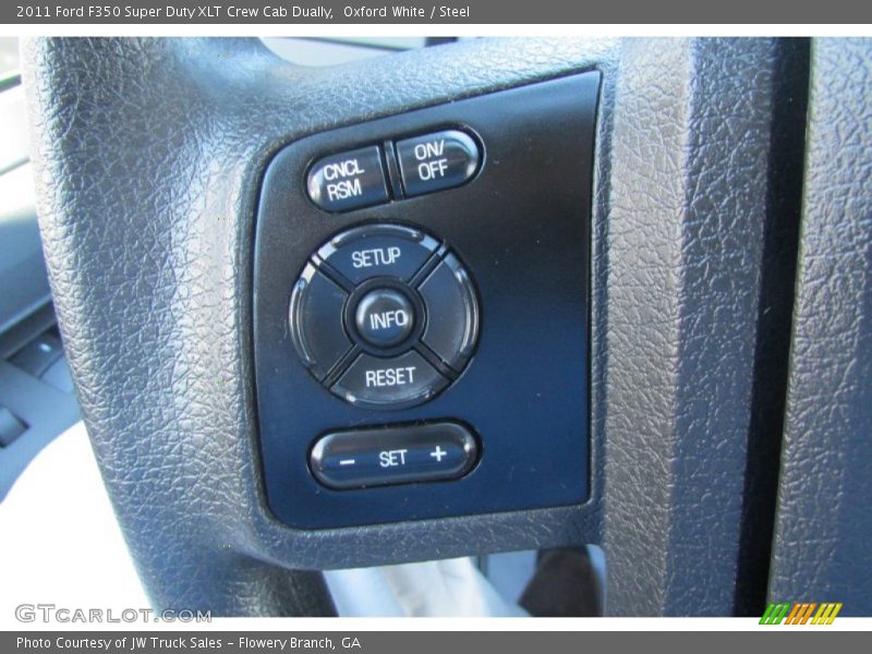 Oxford White / Steel 2011 Ford F350 Super Duty XLT Crew Cab Dually
