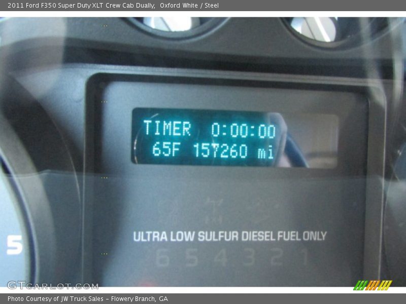 Oxford White / Steel 2011 Ford F350 Super Duty XLT Crew Cab Dually