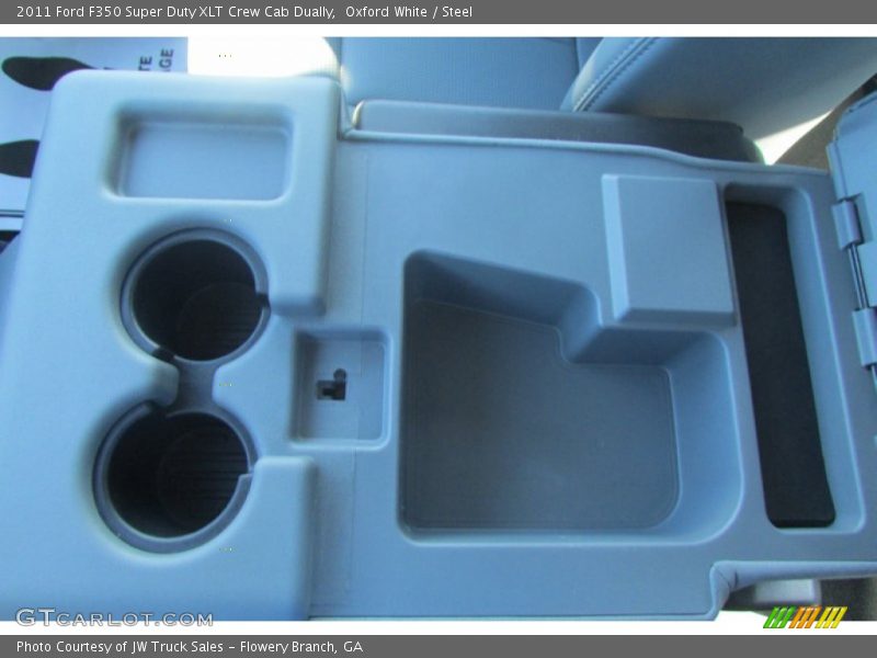 Oxford White / Steel 2011 Ford F350 Super Duty XLT Crew Cab Dually